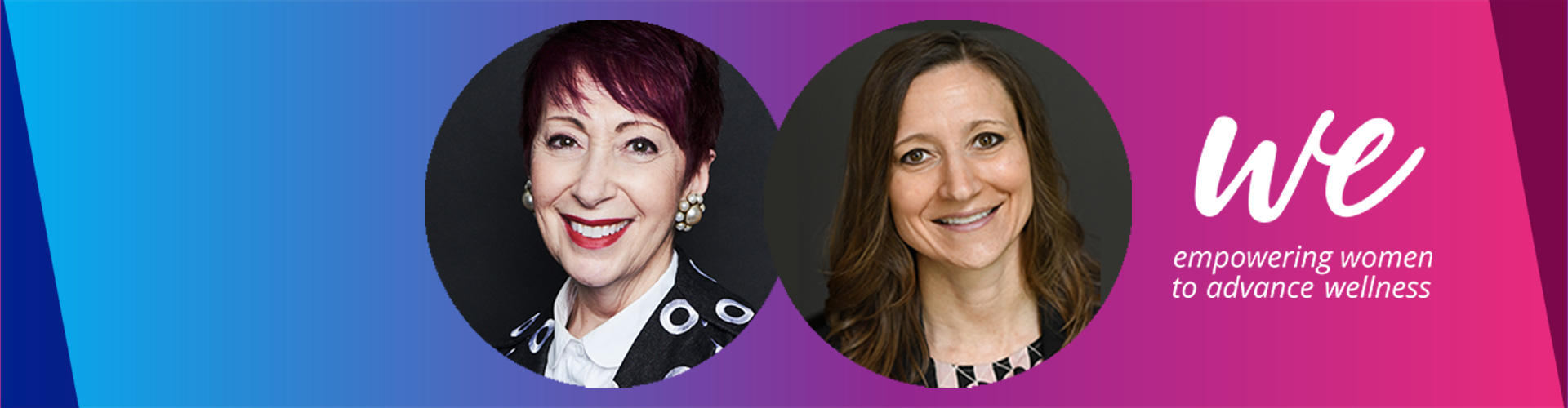 Conversations with WE: Leading Through a Crisis - LIVE CHAT blog banner featuring Wendy Liebmann and Heather Hughes