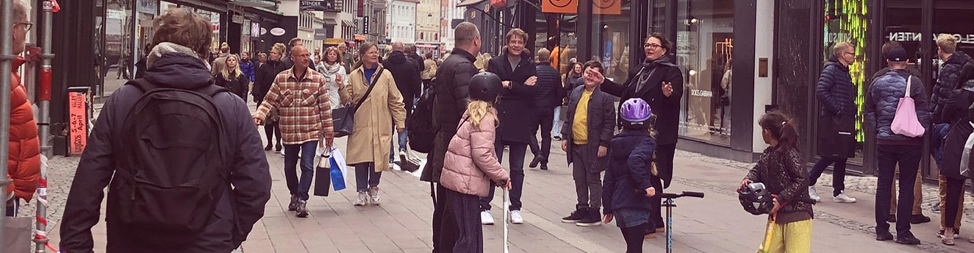 Retail Safari® Reopened Retail: A Look at Copenhagen blog banner featuring crowded streets of Copenhagen