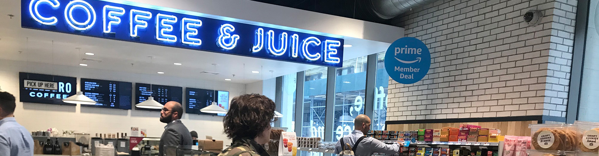 The Right Size Round-Up: Small Formats Report Banner featuring grab and go section of whole foods