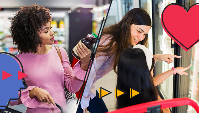 How Consumers Use Their Heads and Hearts When Shopping