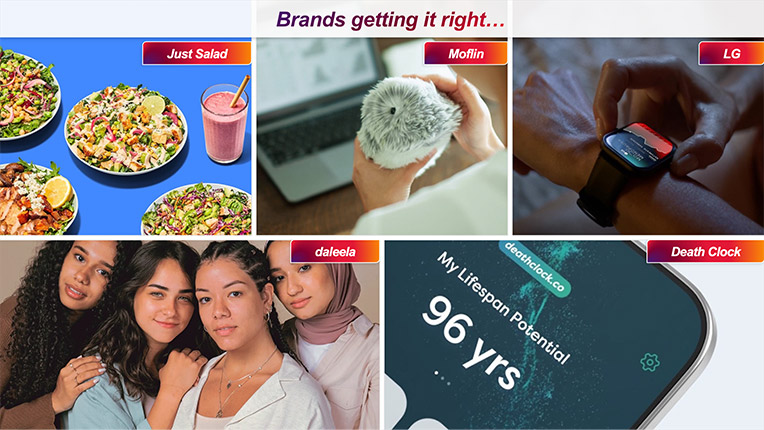 Retail-Safari-Newsletter_Feb-2025_Sample February Retail Safari® newsletter sample slide featuring 5 brands using AI